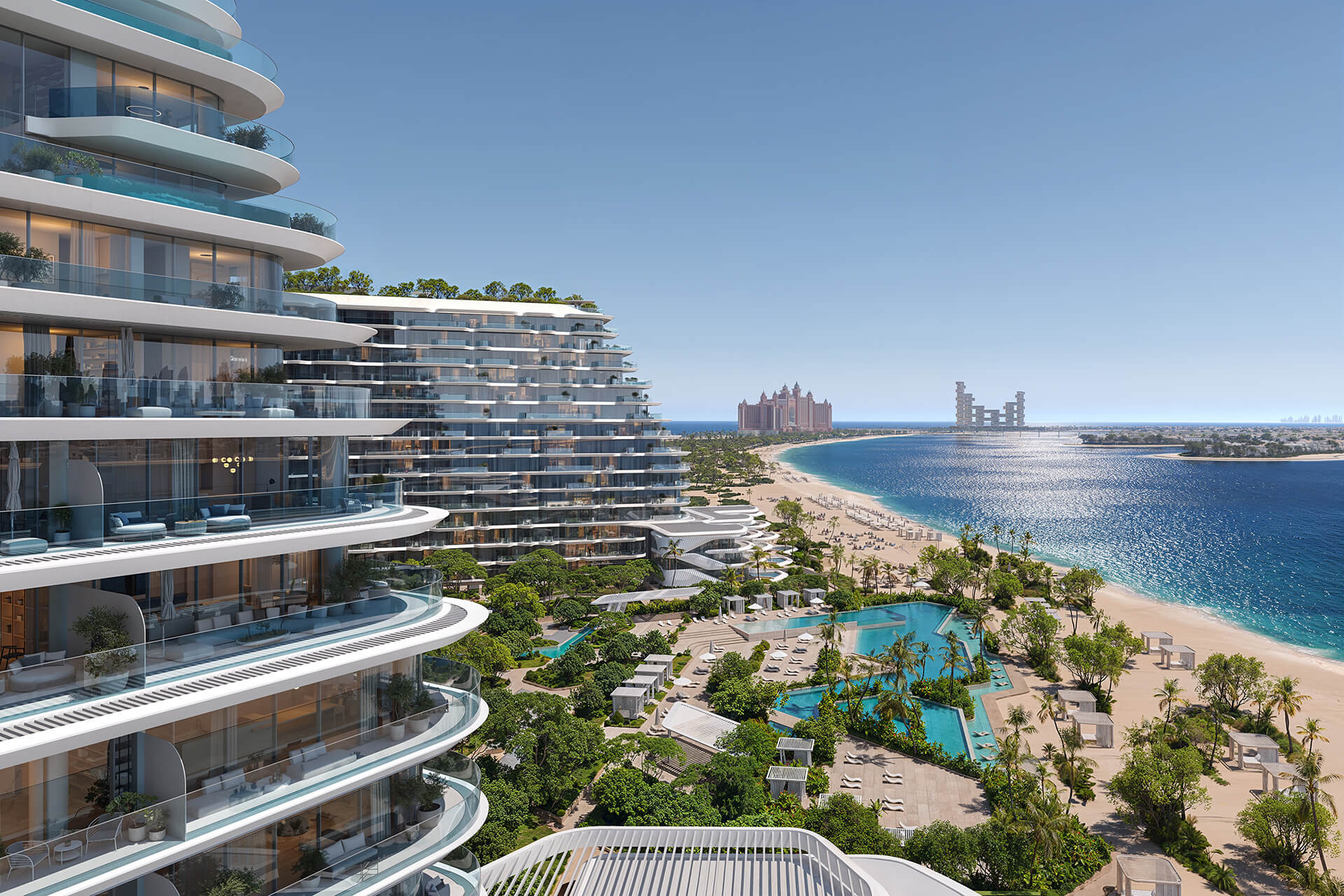 Passo by Beyond — 250m Private Beach Access overlooking Atlantis The Palm